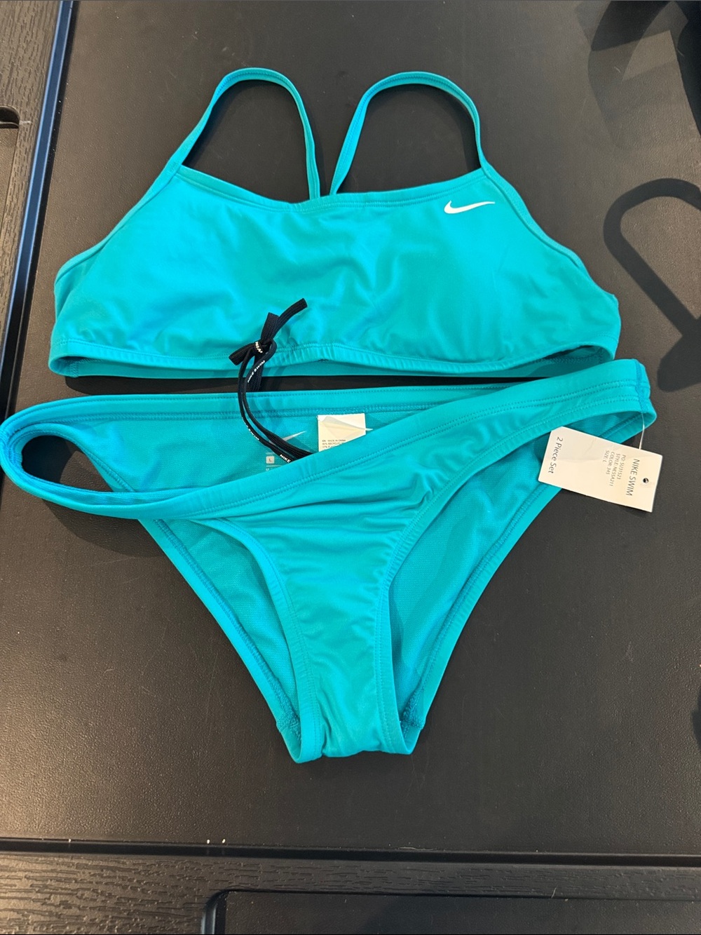 Nike Women's Bright Teal Two-Piece Swim Bikini